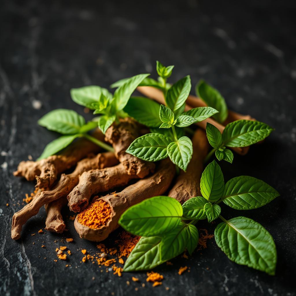 The four-herb shelf